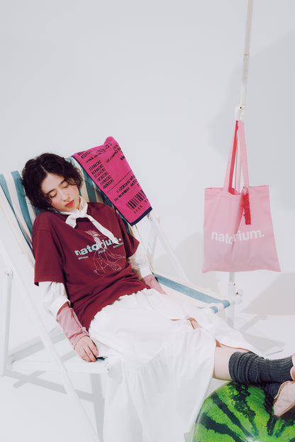 🎧 NATORI - DRESSING ROOM S/S Tee - 酒紅色 ♪︎