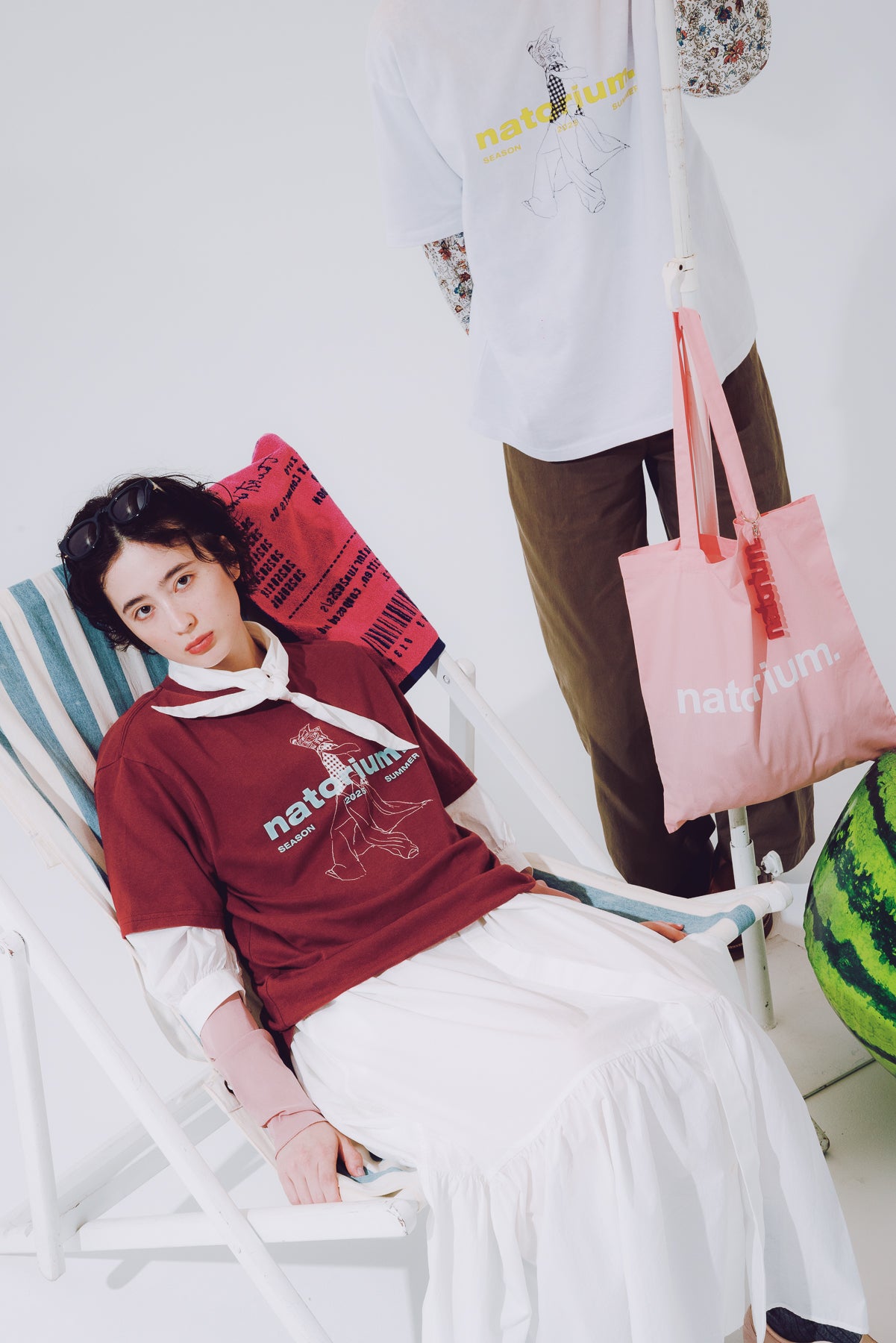 🎧 NATORI - DRESSING ROOM S/S Tee - 酒紅色 ♪︎