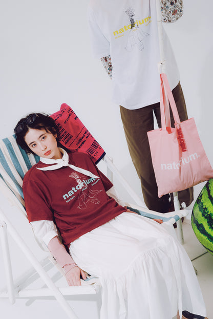 🎧 NATORI - DRESSING ROOM S/S Tee - 酒紅色 ♪︎