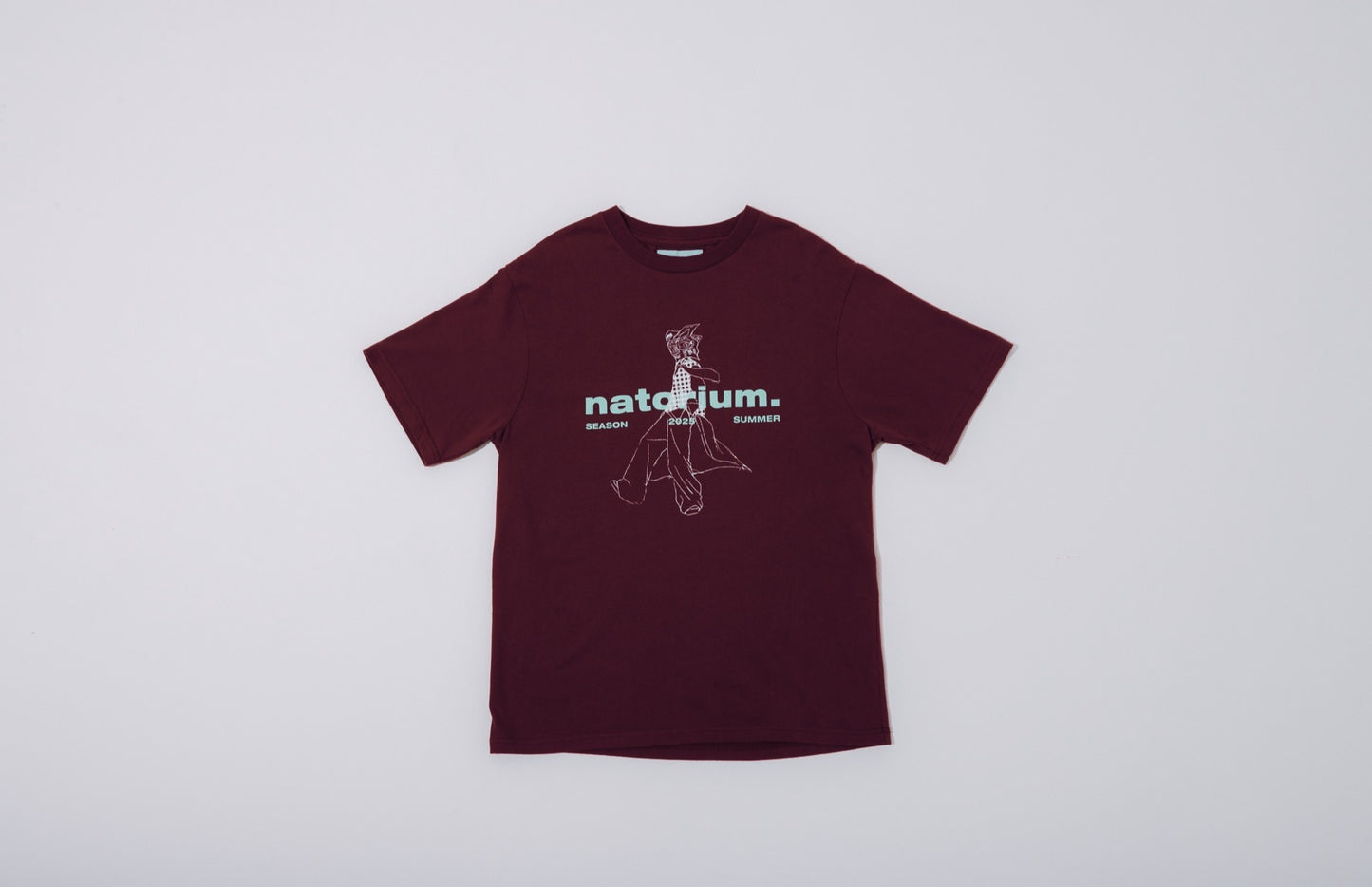 🎧 NATORI - DRESSING ROOM S/S Tee - 酒紅色 ♪︎