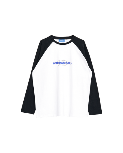👑🐂 King Gnu - CEN+RAL Tour 2026 - KING GNU L/S RAGLAN (WHITE x SUMI BLACK) ♪︎ - 【長期預購-202607】