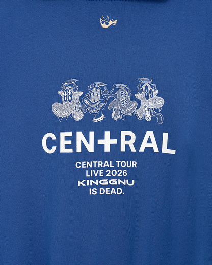 👑🐂 King Gnu - CEN+RAL Tour 2026 - KG IS DEAD HOODIE (BLUE