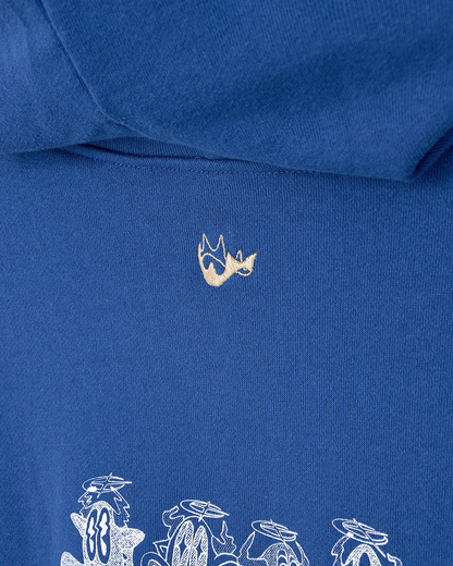 👑🐂 King Gnu - CEN+RAL Tour 2026 - KG IS DEAD HOODIE (BLUE) ♪︎ - 【長期預購-202607】