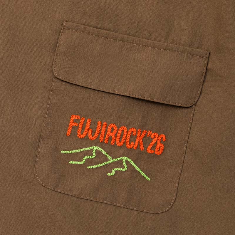 🌾 Fujii Kaze - Fujii Kaze x Fuji Rock '26 - Official Collaboration Shirt (BROWN) ♪︎ - 【中期預購-7月下旬】