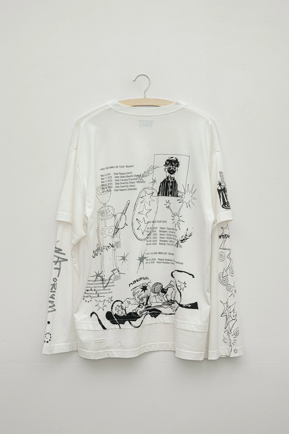 🎧 natori - natorium-archive Layered long T-shirt ♪︎ - 【長期預購-202603】