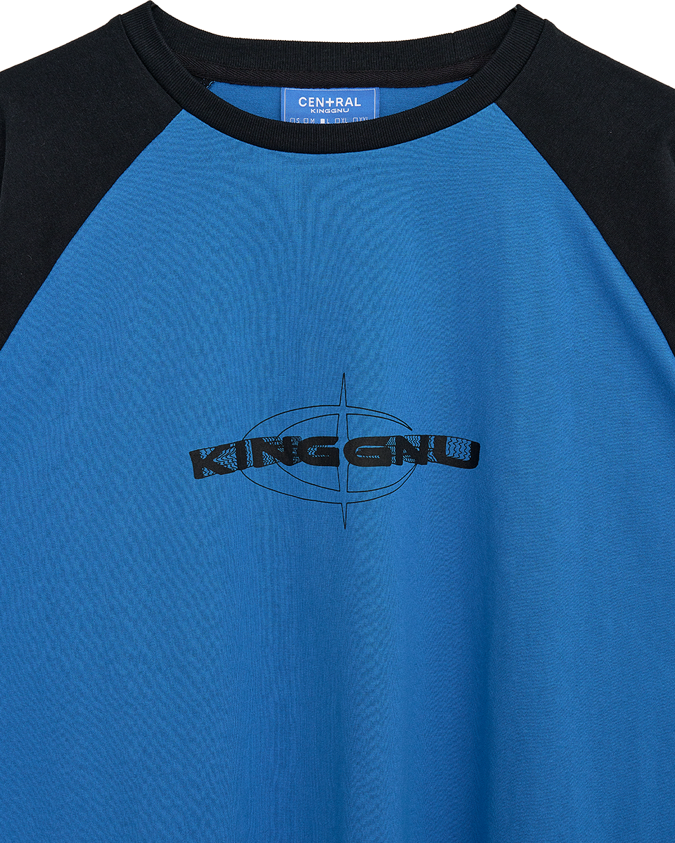 👑🐂 King Gnu - CEN+RAL Tour 2026 - KING GNU L/S RAGLAN (BLUE x SUMI BLACK) ♪︎ - 【長期預購-202607】