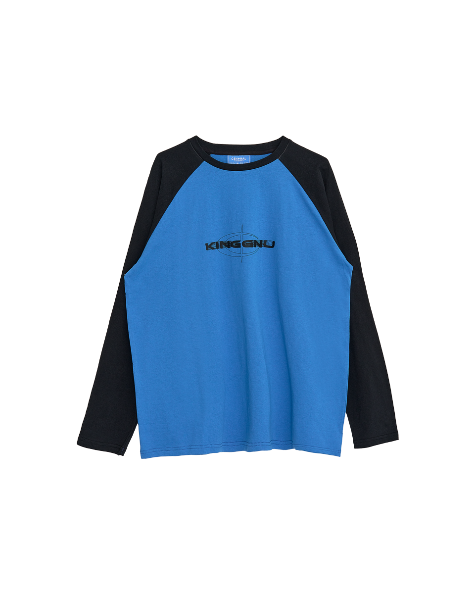 👑🐂 King Gnu - CEN+RAL Tour 2026 - KING GNU L/S RAGLAN (BLUE x SUMI BLACK) ♪︎ - 【長期預購-202607】