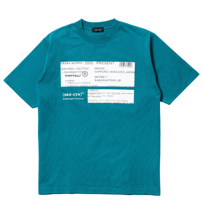 🐟 sakanaction - SAKANACTION 2025 WINTER - (SKN-CTN) TEE WINTER/TEAL BLUE ♪︎