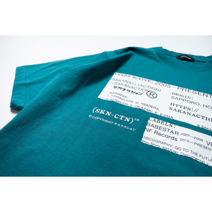 🐟 sakanaction - SAKANACTION 2025 WINTER - (SKN-CTN) TEE WINTER/TEAL BLUE ♪︎