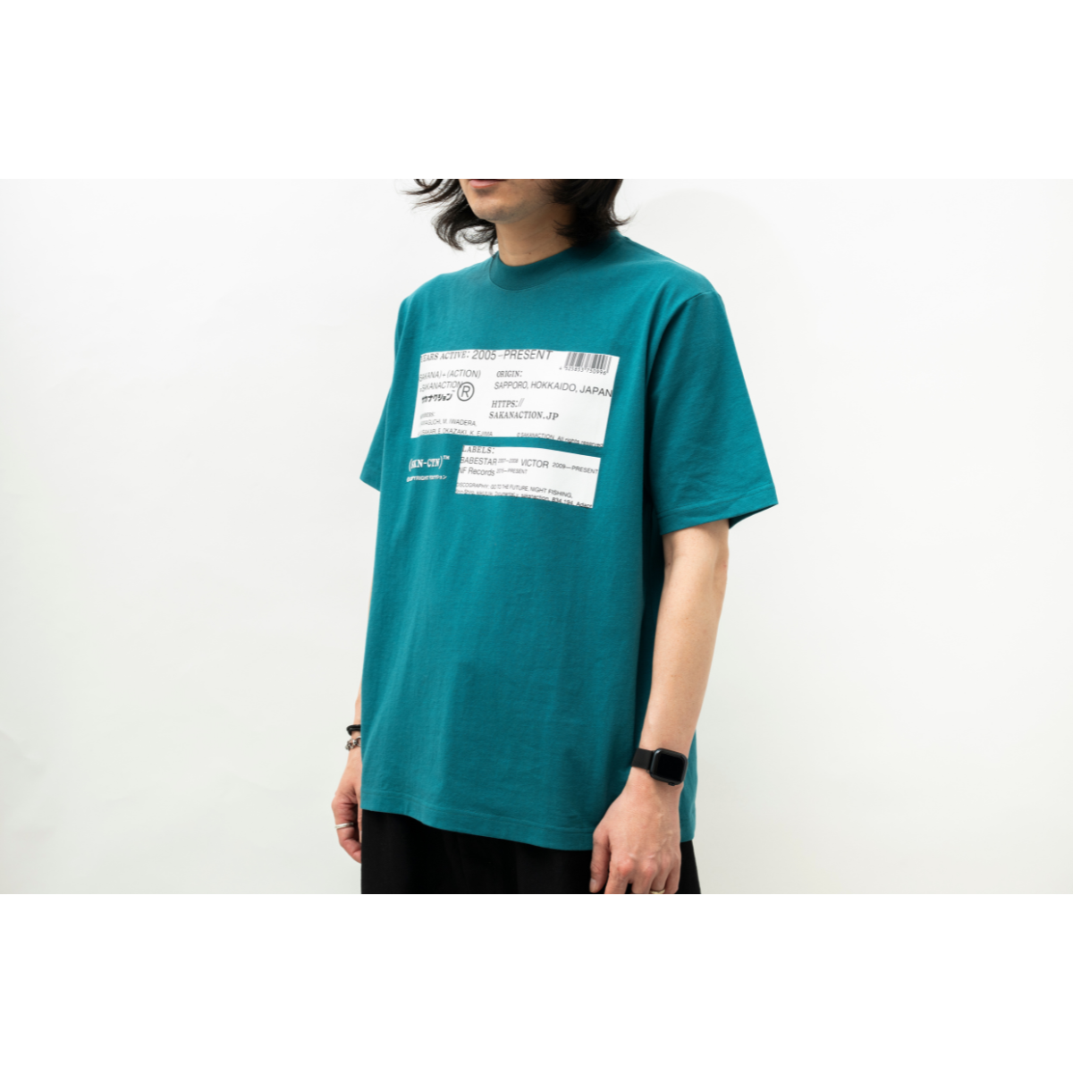 🐟 sakanaction - SAKANACTION 2025 WINTER - (SKN-CTN) TEE WINTER/TEAL BLUE ♪︎