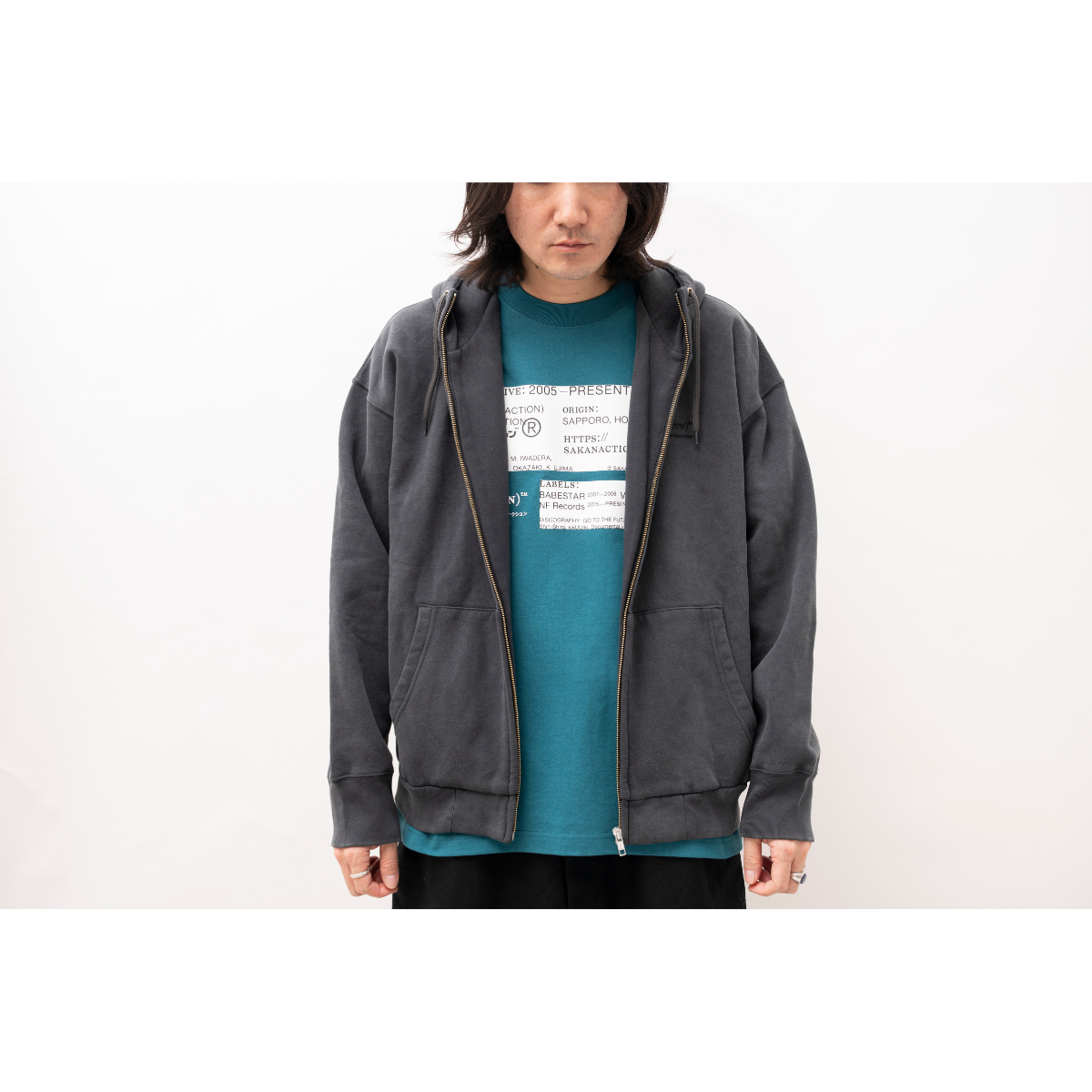 🐟 sakanaction - SAKANACTION 2025 WINTER - (SKN-CTN) TEE WINTER/TEAL BLUE ♪︎