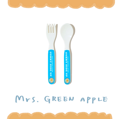🍏 Mrs. GREEN APPLE - MAGICAL 10 YEARS LANDMARK - 「breakfast」餐具組 / 藍色 ♪︎ - 【中期預購-12月中旬】