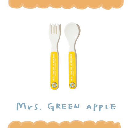 🍏 Mrs. GREEN APPLE - MAGICAL 10 YEARS LANDMARK - 「breakfast」餐具組 / 黃色 ♪︎ - 【中期預購-12月中旬】