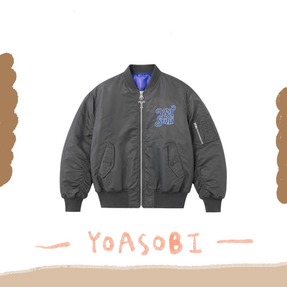 ⭐ YOASOBI - 超惑星 - 雙面飛行夾克 ♪︎ - 【長期預購-11月下旬】