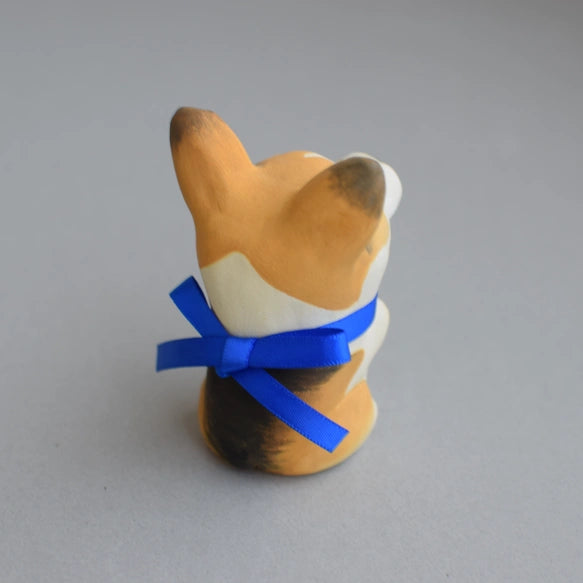 城南窯 - 招財犬 - 柯基(三花) ♪︎