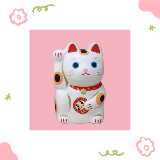 一千乃 - 和紙工藝招財貓 - 達摩 (大) ♪
