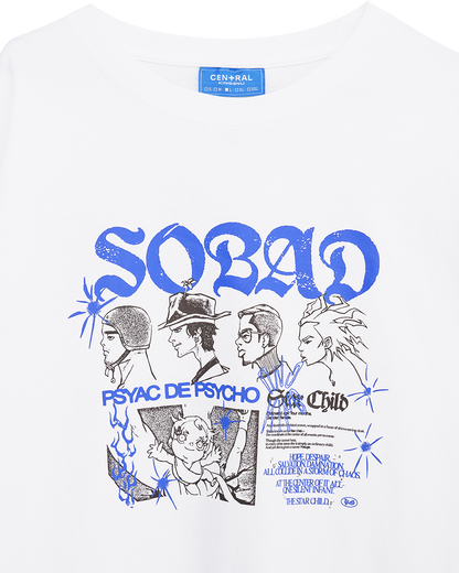 👑🐂 King Gnu - CEN+RAL Tour 2026 - SOBAD L/S TEE (WHITE