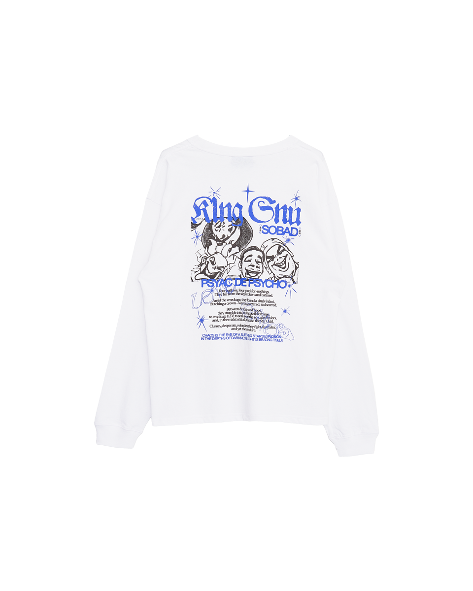 King Gnu CEN+RAL Tour 2026 SOBADロンT XL 👑🐂 King Gnu - CEN+RAL Tour 2026 - SOBAD L/S TEE (WHITE