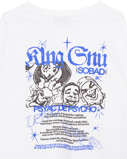 👑🐂 King Gnu - CEN+RAL Tour 2026 - SOBAD L/S TEE (WHITE) ♪︎ - 【長期預購-202607】