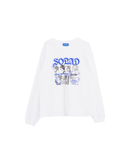KingGnu 2026 SOBAD ロンT グッズ Sサイズ 👑🐂 King Gnu - CEN+RAL Tour 2026 - SOBAD L/S TEE (WHITE