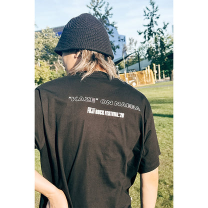 🌾 Fujii Kaze - Fujii Kaze x Fuji Rock '26 - Official Collaboration T-shirt (BLACK) ♪︎ - 【中期預購-7月下旬】