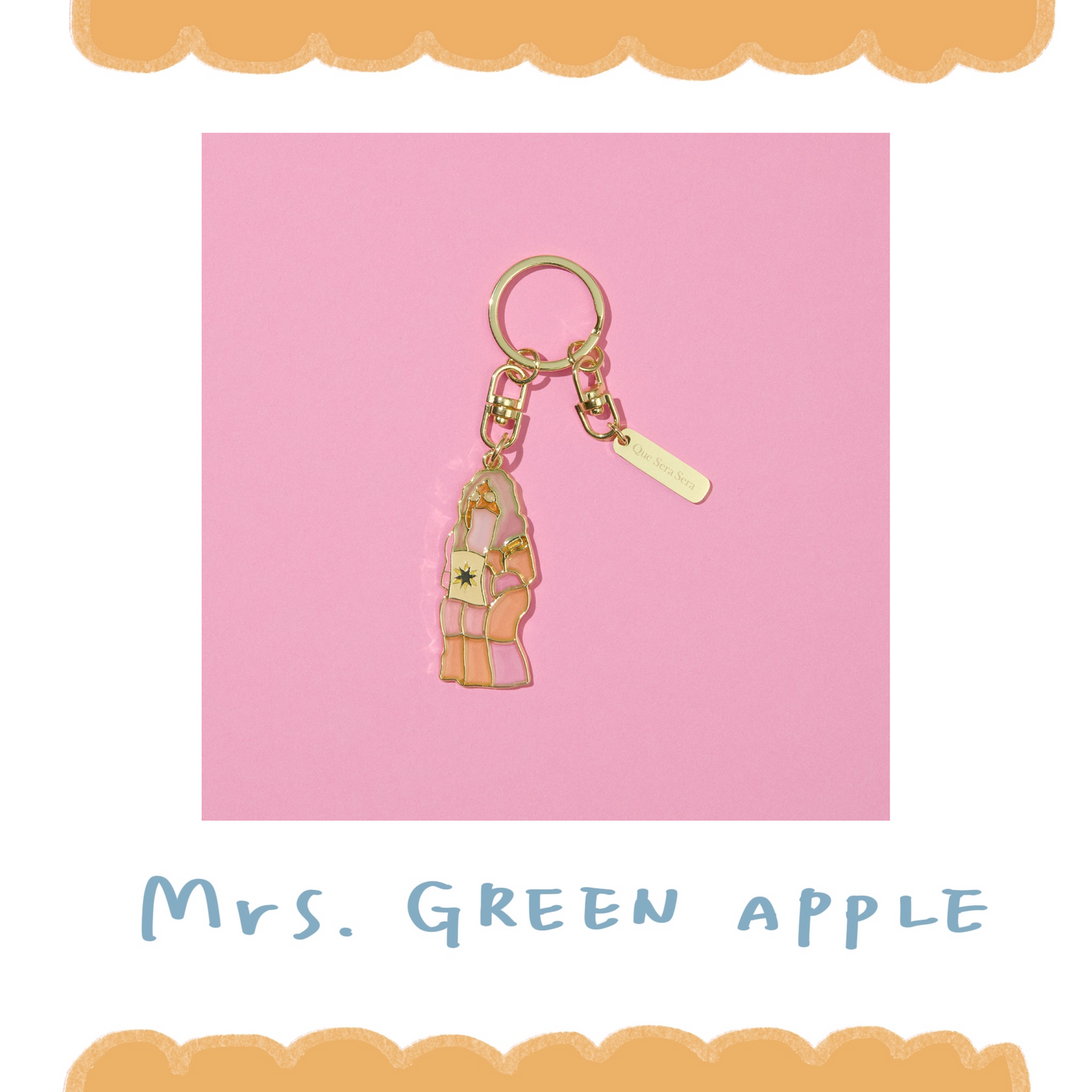 🍏 Mrs. GREEN APPLE - 『Wonder Museum』 - 彩繪玻璃鑰匙圈(Que Sera Sera) ♪︎ - 【長期預購-202606】