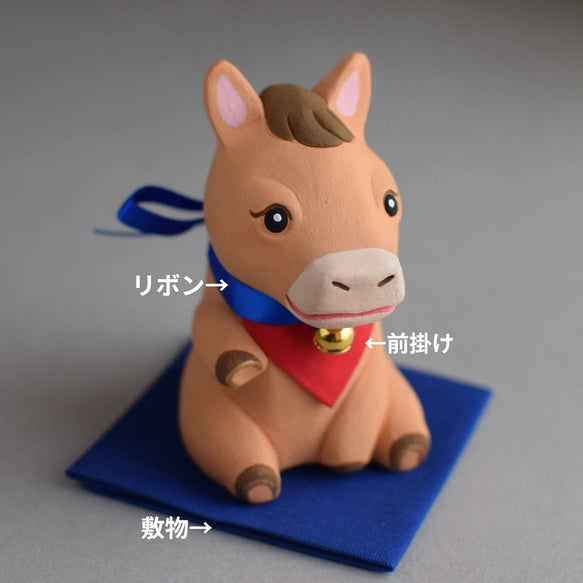 城南窯 - 新年手作2026 - 招福馬之介 (棕馬) ♪︎ - 【中期預購-202602】