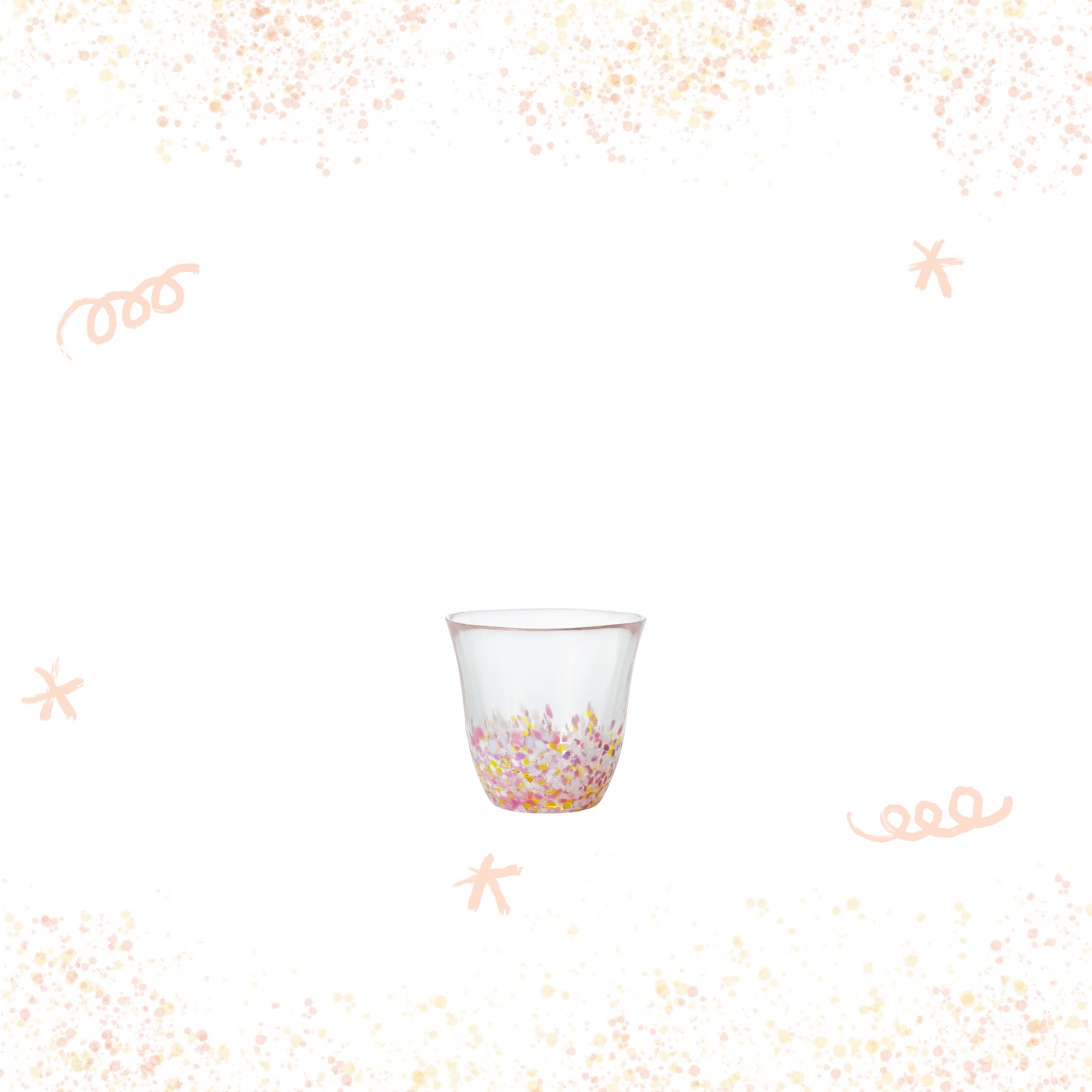 津輕玻璃 - SAKURA SAKURA - 櫻與油菜 FREE CUP ♪︎