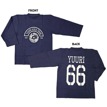 🌪️ 優里 - YUURI ASIA TOUR 2025-26 - Vintage Football Shirt ♪︎