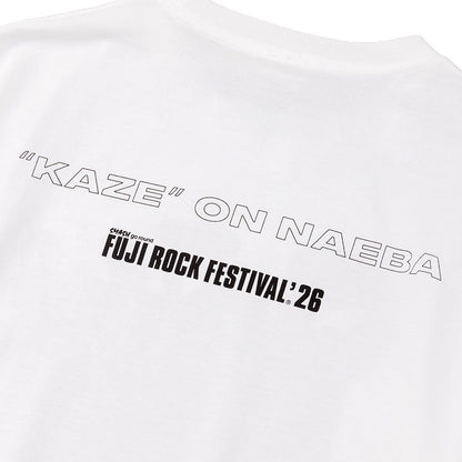 🌾 Fujii Kaze - Fujii Kaze x Fuji Rock '26 - Official Collaboration T-shirt (WHITE) ♪︎ - 【中期預購-7月下旬】