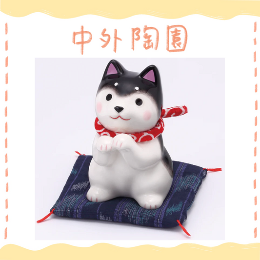 中外陶園– 藥師窯 - 狗勾日和撒嬌柴犬 - 黑柴 ♪
