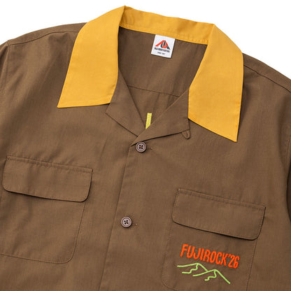 🌾 Fujii Kaze - Fujii Kaze x Fuji Rock '26 - Official Collaboration Shirt (BROWN) ♪︎ - 【中期預購-7月下旬】