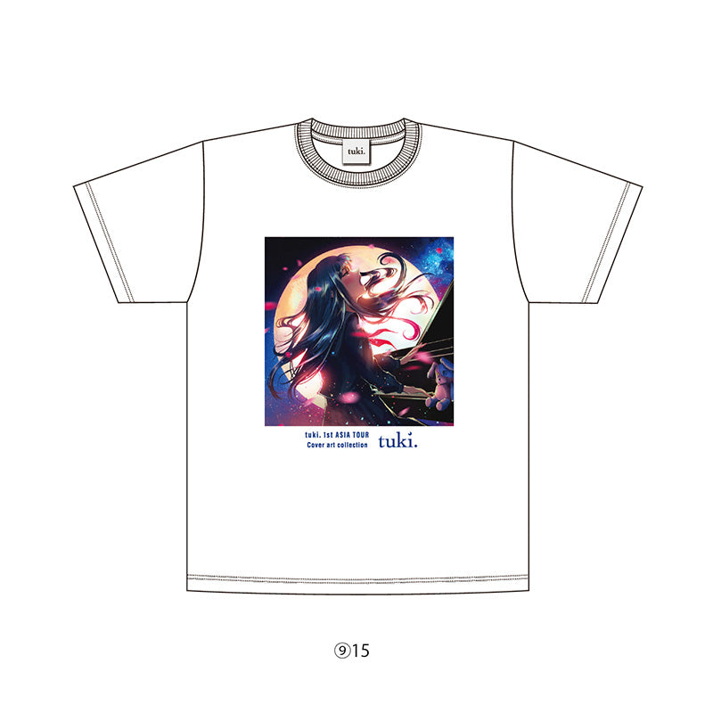 🌕 tuki. - 秋の修學旅行〜天體觀測〜 - Random Cover Art Collection T-shirt ♪︎ - 【中期預購-10月下旬】