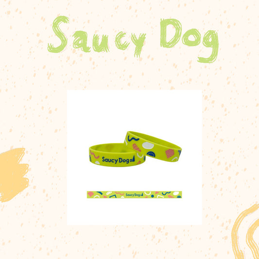 🐶 Saucy Dog - HALL TOUR 2025 "ONE FOR hALL, hALL FOR ONE one TOUR" - 圖案橡膠手環 ♪︎