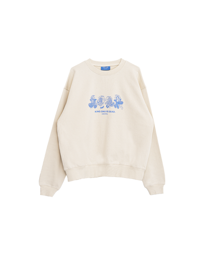 👑🐂 King Gnu - CEN+RAL Tour 2026 - KG IS DEAD SWEATSHIRT (IVORY