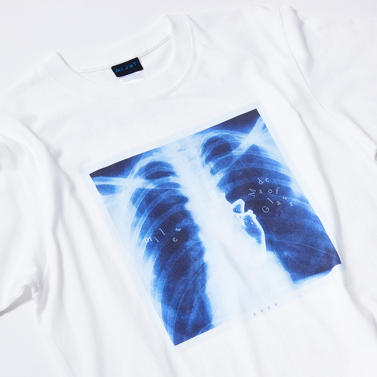 🎈 milet - milet live tour “Made of Glass” - Made of Glass T-shirt　WHITE ♪︎