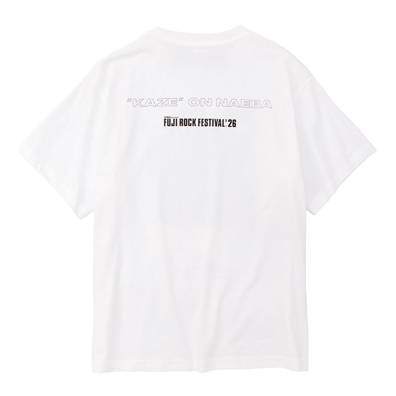 🌾 Fujii Kaze - Fujii Kaze x Fuji Rock '26 - Official Collaboration T-shirt (WHITE) ♪︎ - 【中期預購-7月下旬】