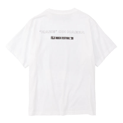 🌾 Fujii Kaze - Fujii Kaze x Fuji Rock '26 - Official Collaboration T-shirt (WHITE) ♪︎ - 【中期預購-7月下旬】
