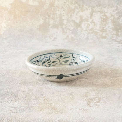 喜多窯霞仙 - 繪瀨戶 - 陶胎染付玉緣鉢5寸 ♪︎