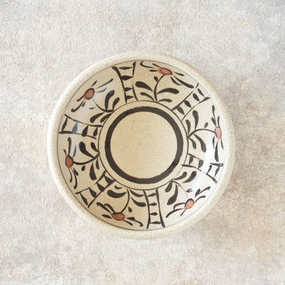 喜多窯霞仙 - 繪瀨戶 - 赤繪玉緣鉢6寸 ♪︎