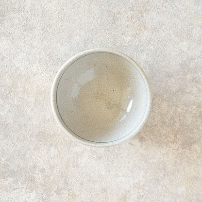 喜多窯霞仙 - 繪瀨戶 - 陶胎染付飯碗 ♪︎