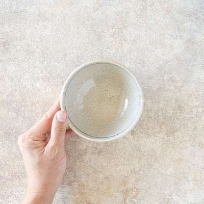 喜多窯霞仙 - 繪瀨戶 - 陶胎染付飯碗 ♪︎