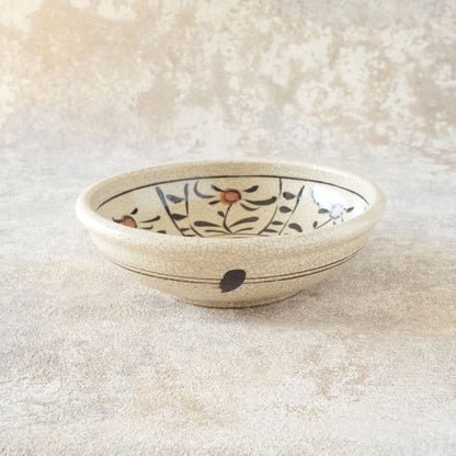 喜多窯霞仙 - 繪瀨戶 - 赤繪玉緣鉢6寸 ♪︎