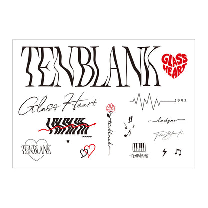 ⬜ TENBLANK - 紋身貼紙 ♪︎ - 【中期預購-10月中旬】