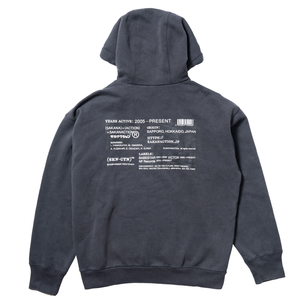 🐟 sakanaction - SAKANACTION 2025 WINTER - (SKN-CTN) ZIP HOODIE ♪︎