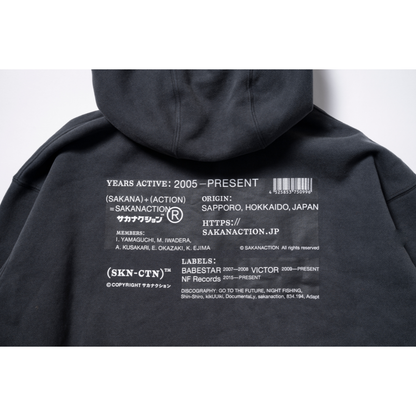 🐟 sakanaction - SAKANACTION 2025 WINTER - (SKN-CTN) ZIP HOODIE ♪︎