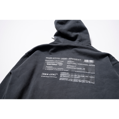 🐟 sakanaction - SAKANACTION 2025 WINTER - (SKN-CTN) ZIP HOODIE ♪︎