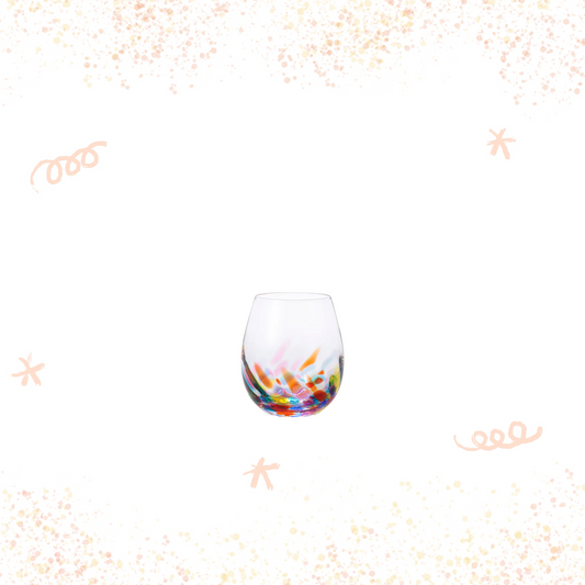 津輕玻璃 - 睡魔燈火 - 酒杯 彩 IRO ♪︎