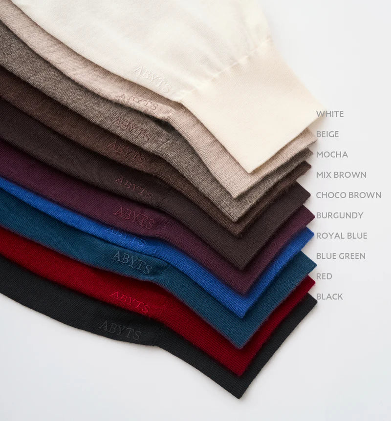 ⬜ Glass Heart x ABYTS - WOOL HIGHNECK KNIT ♪︎ - 【長期預購-12月下旬】