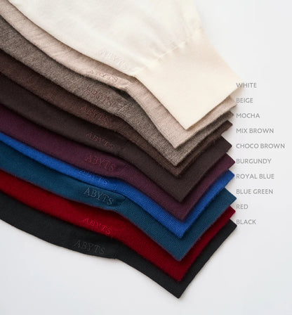 ⬜ Glass Heart x ABYTS - WOOL HIGHNECK KNIT ♪︎ - 【長期預購-12月下旬】